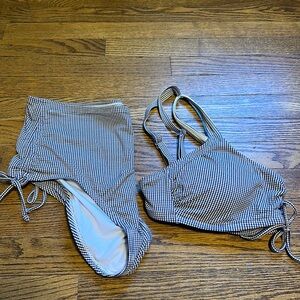 Blue checkered Bikini